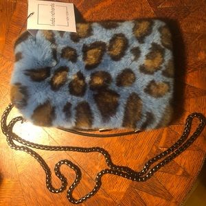 Brand new Linda Richards rabbit fur purse.